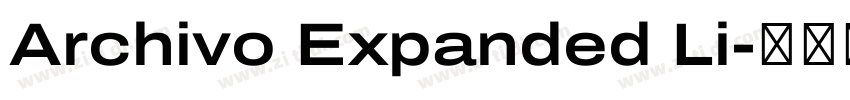 Archivo Expanded Li字体转换